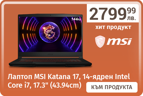 Лаптоп MSI Katana 17 B13VGK-1078BG