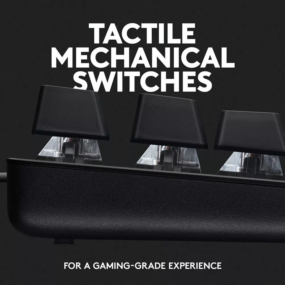 Клавиатура Logitech G413 SE, механична, Tactile switch, черна, USB - характеристика 1