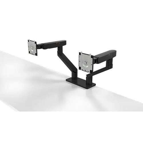 Стойка за монитор Dell Dual Monitor Arm MDA20 (482-BBDL-14), за плот, до 19-27", VESA до 100x100, до 10kg, регулируема, за 2 бр. монитора, черна - 3 | Стойки за Телевизори, Монитори