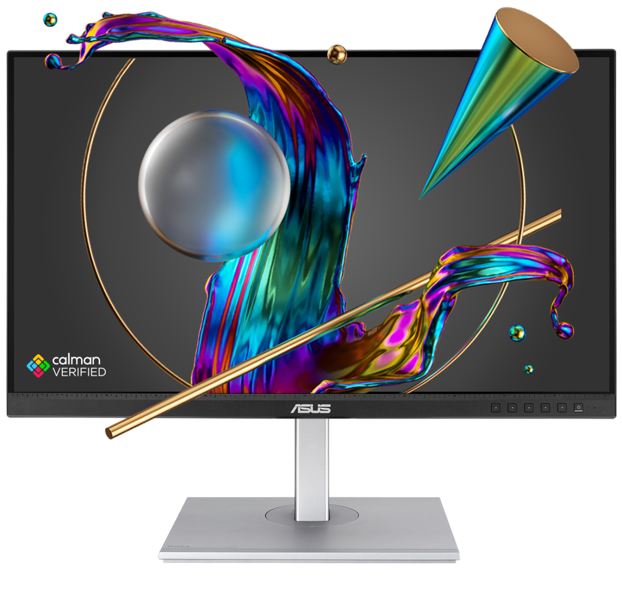 Монитор Asus ProArt Display PA247CV, 23.8" (60.45cm), IPS панел, 75Hz, Full HD, 5ms, 300cd/m2, HDMI, DisplayPort, USB-C, USB Hub - 1