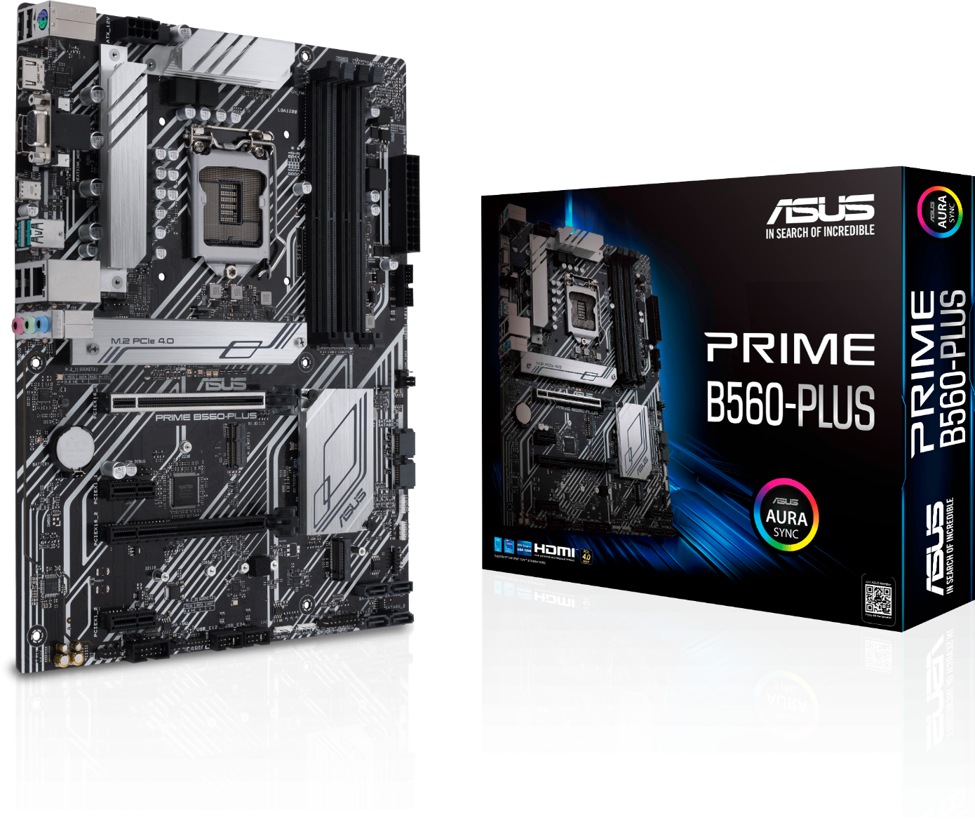 Дъна платка ASUS PRIME B560-PLUS, B560, LGA1200, DDDR4, PCIe 4.0, (DP&HDMI&VGI), 6x SATA 6Gb/s, 2x M.2, 2x USB 3.2 Gen Type-A, ATX - характеристика 1