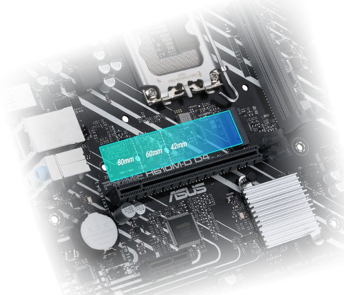 Дънна платка Asus PRIME H610M-A D4-CSM, H610, LGA1700, DDR4, PCI-E 4.0,(DP&HDMI), 4x SATA 6Gb/s, 2x M.2, 2x USB 3.2 Gen Type-A, Micro ATX - характеристика 9