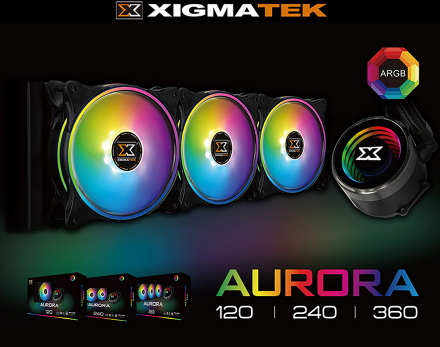 Водно охлаждане за процесор Xigmatek Aurora 240, Intel LGA 2066/2011/1366/115x & AMD AM4/AM3+/AM3/AM2 - характеристика 1