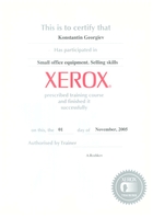 Xerox Training 2005