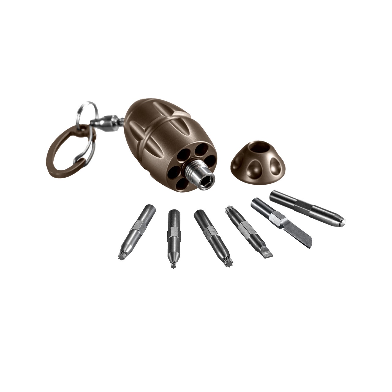 Ключодържател LionSteel Eggie keychain - Bronze titanium